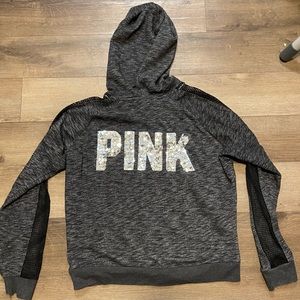 PINK bling hoodie